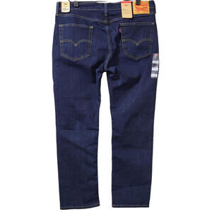 Levi 514 Straight Flex Jeans Mens Size 36x30 Dark Blue Regular Fit Cotton Blend